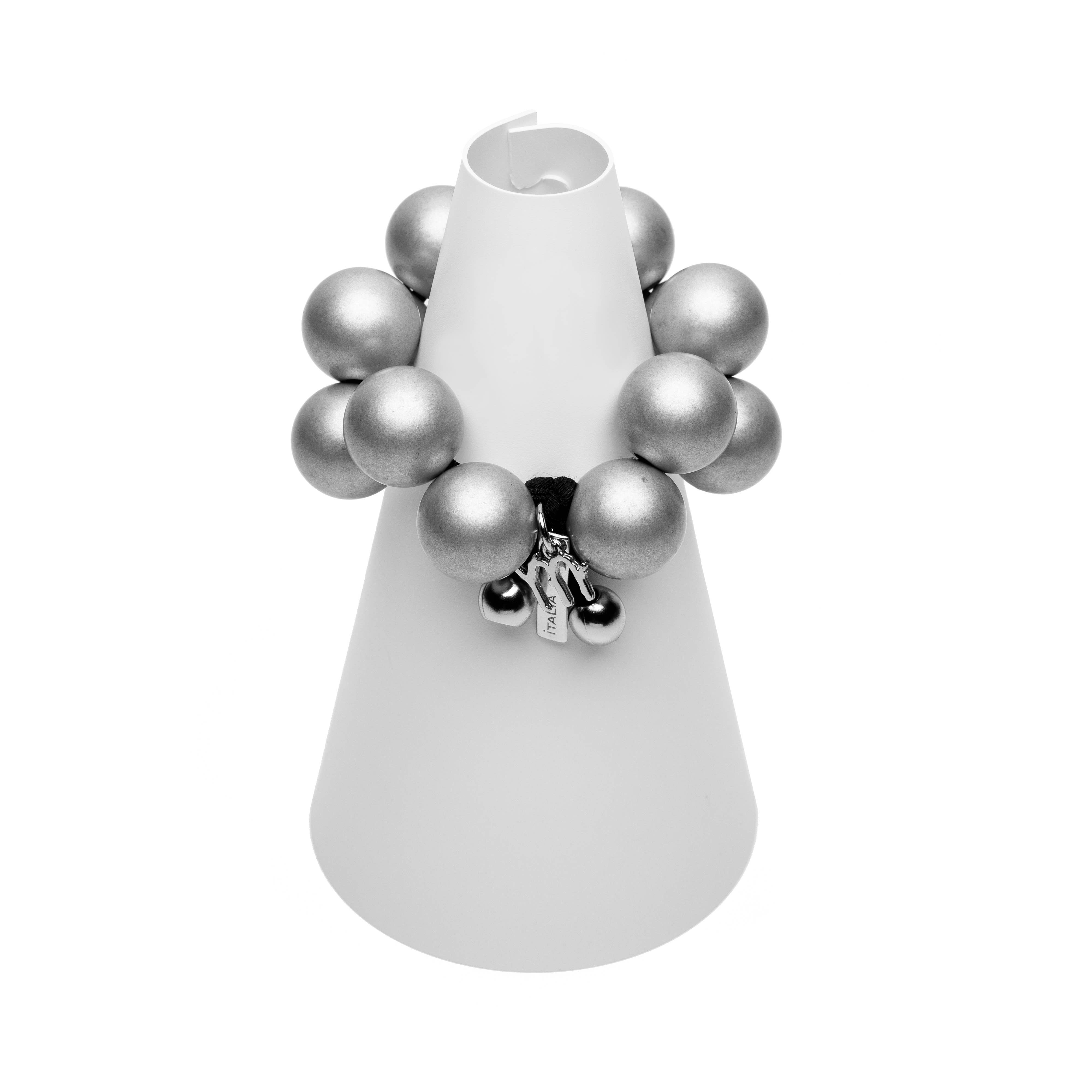 Mirta Accessori Moda - Wholesale Beaded Bracelet - Bracelet with Metal resin spheres 100% Made in Italy8