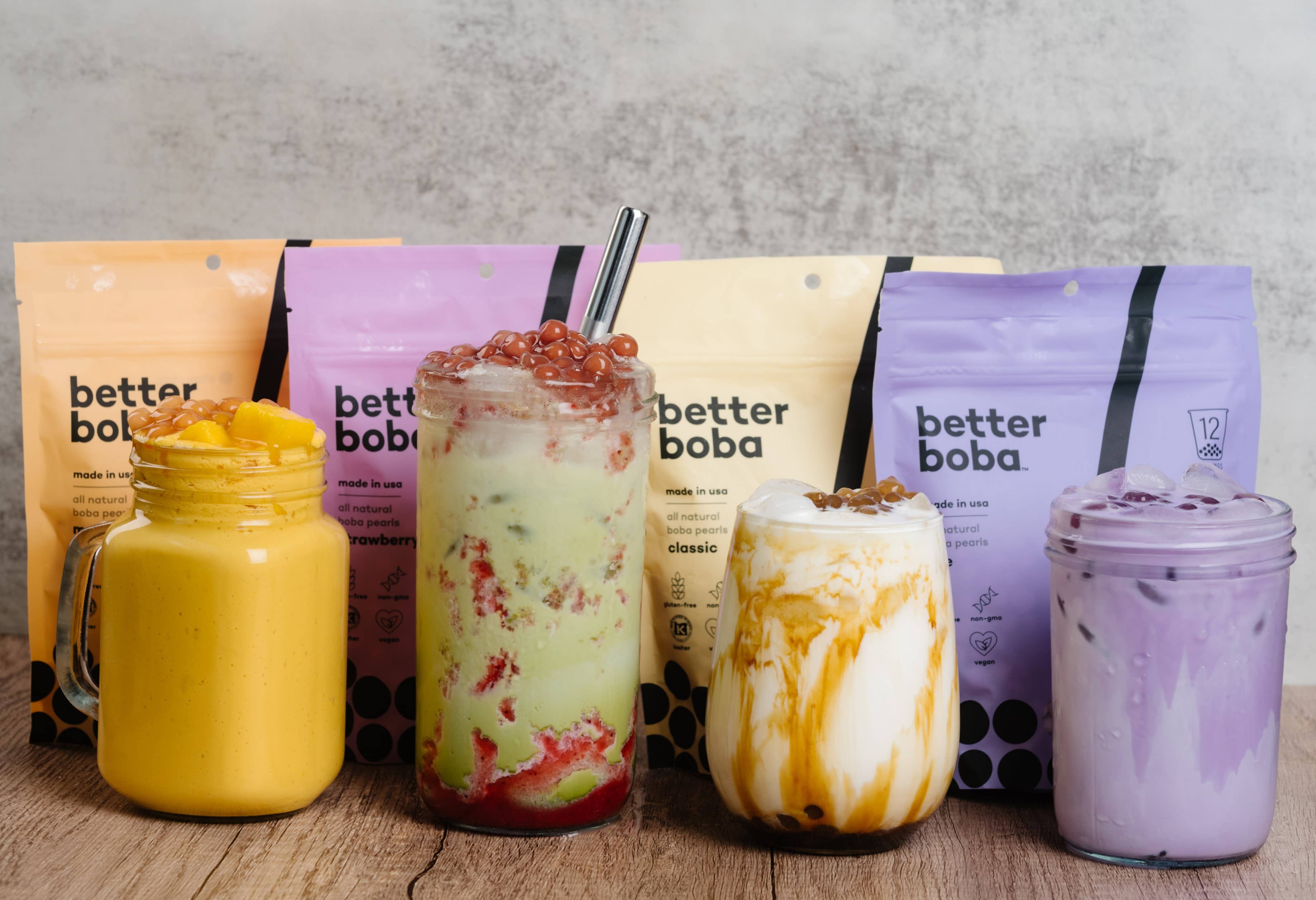 Better Boba - Wholesale DIY Drink Kit - Classic All-Natural Tapioca Boba Pearls - 8oz Bag5