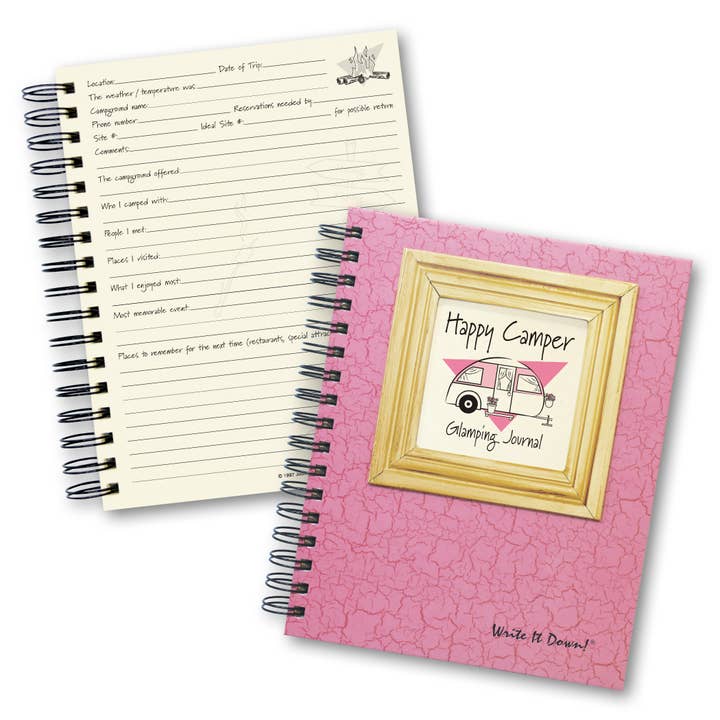Camping Journal - Glamping (Color) for wholesale by Journals Unlimited