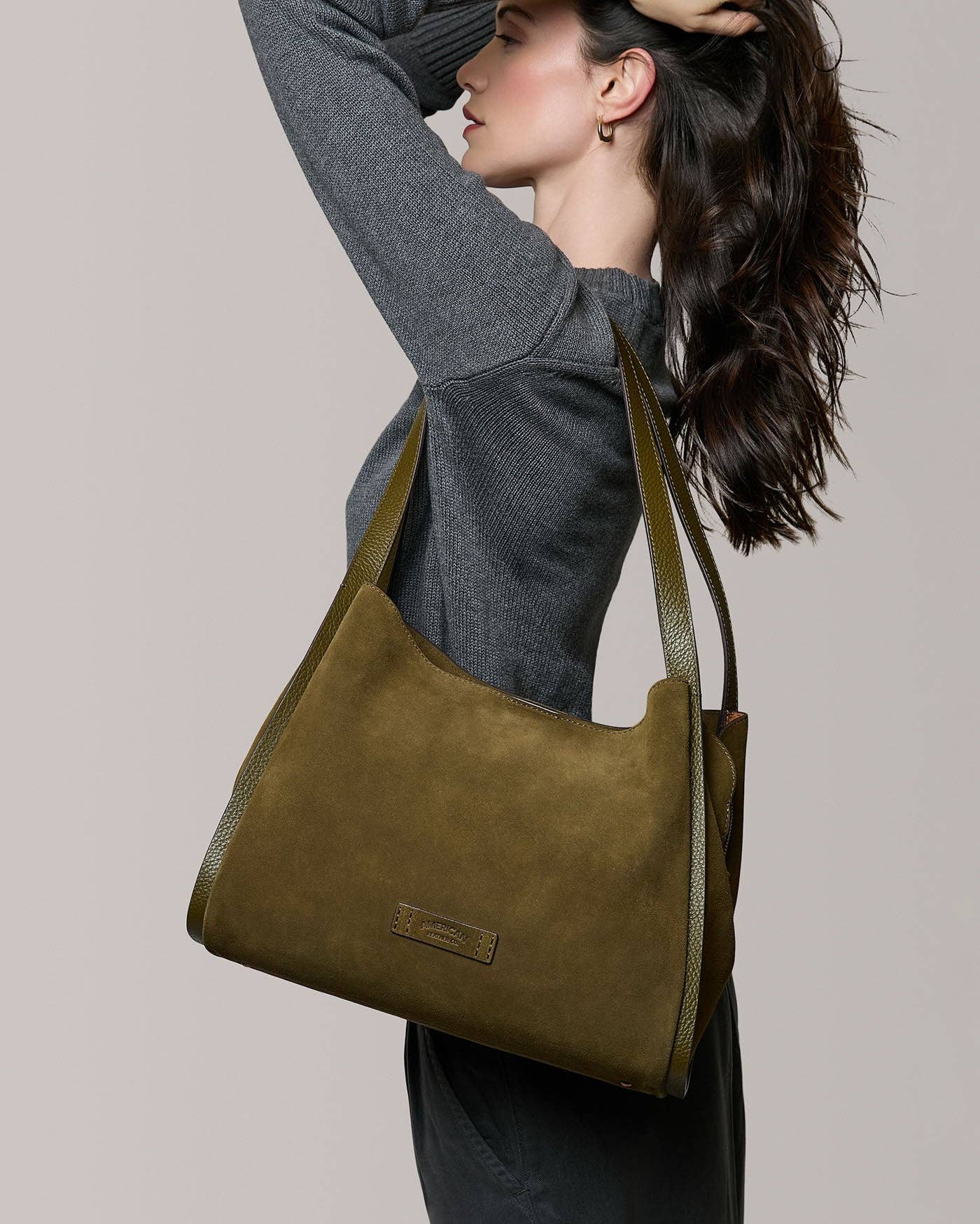 American Leather Co – Sacola - Mulher por atacado – Saco Triplo de Entrada Auburn10