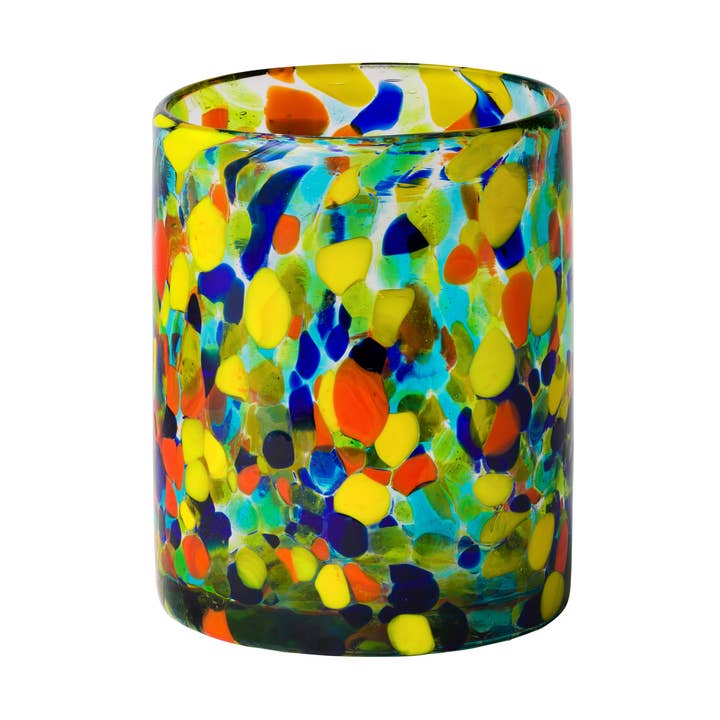 Carnival DOF Handblown Mexican Glass for wholesale by 10 Strawberry Street