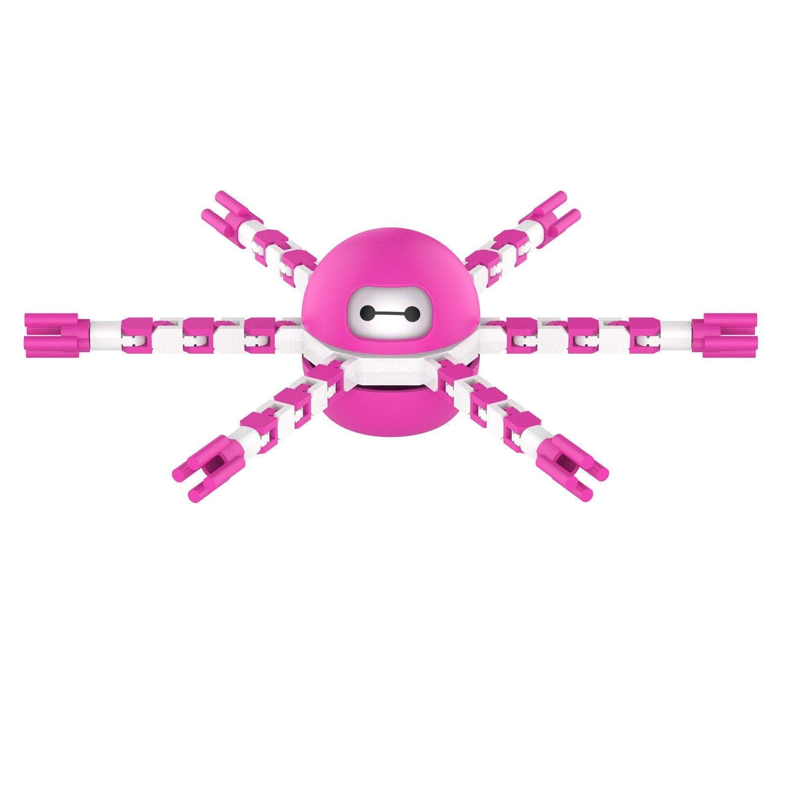 KiddieKickz - Wholesale Classic toy – Kids - Fingertip Mechanical Gyro Decompression Deformation Mecha Octopus1
