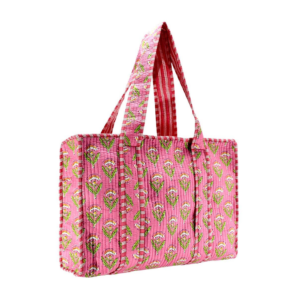 BNB Crafts Inc. - Vente Tote bag – femme - Sac fourre-tout en coton imprimé bloc - Petit & Grand1