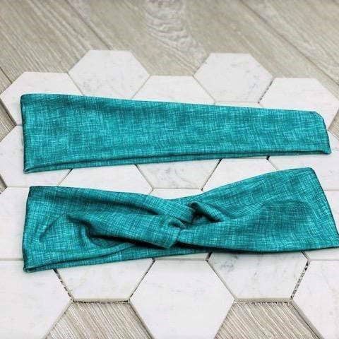 Teal Linen for wholesale by xoxoNickyBee Headbands