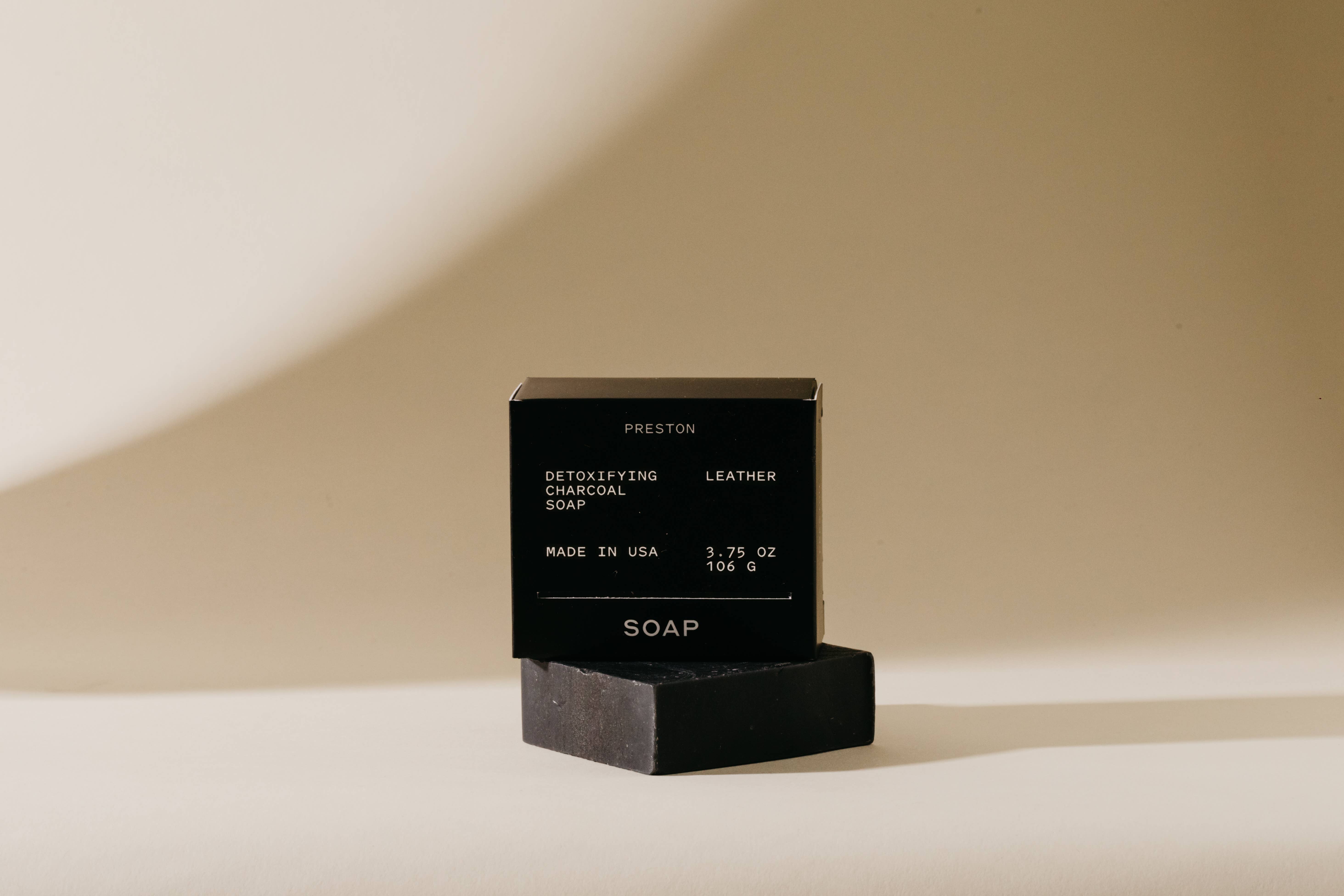 Preston Grooming - Wholesale Bar Soap - Men's - Detoxifying Charcoal Bar Soap0