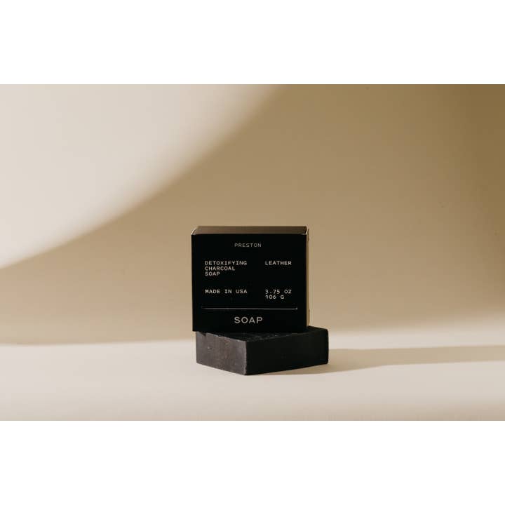 Preston Grooming - Wholesale Bar Soap - Men's - Detoxifying Charcoal Bar Soap