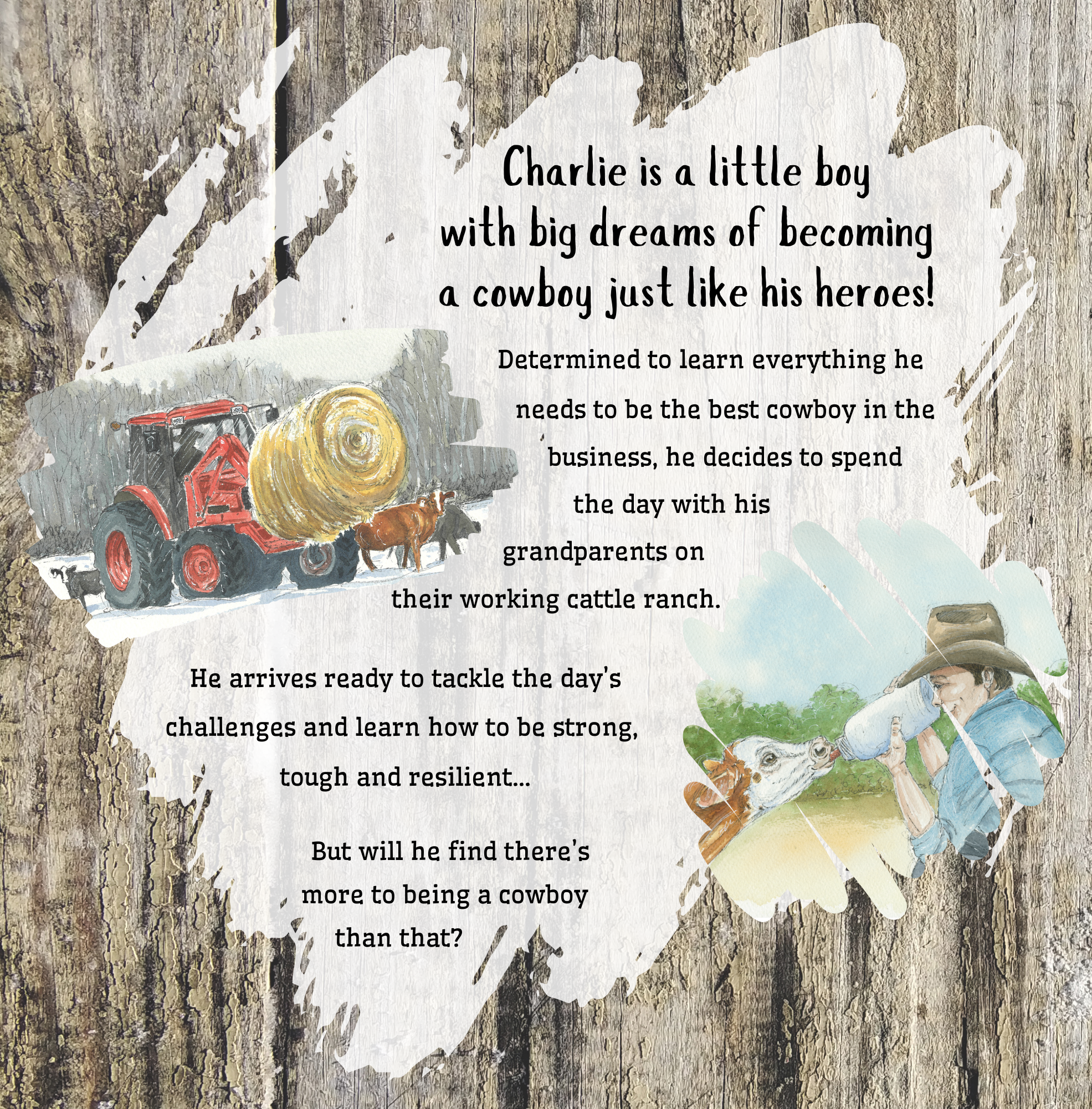 Little Blue Roan Books - Wholesale Preschool Book (3-5) - Hardcover: Charlie Learns to Be a Cowboy 2