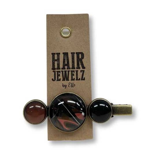 Alligator Color Clip “Soft Brown” for wholesale by Hairjewelz by Elle