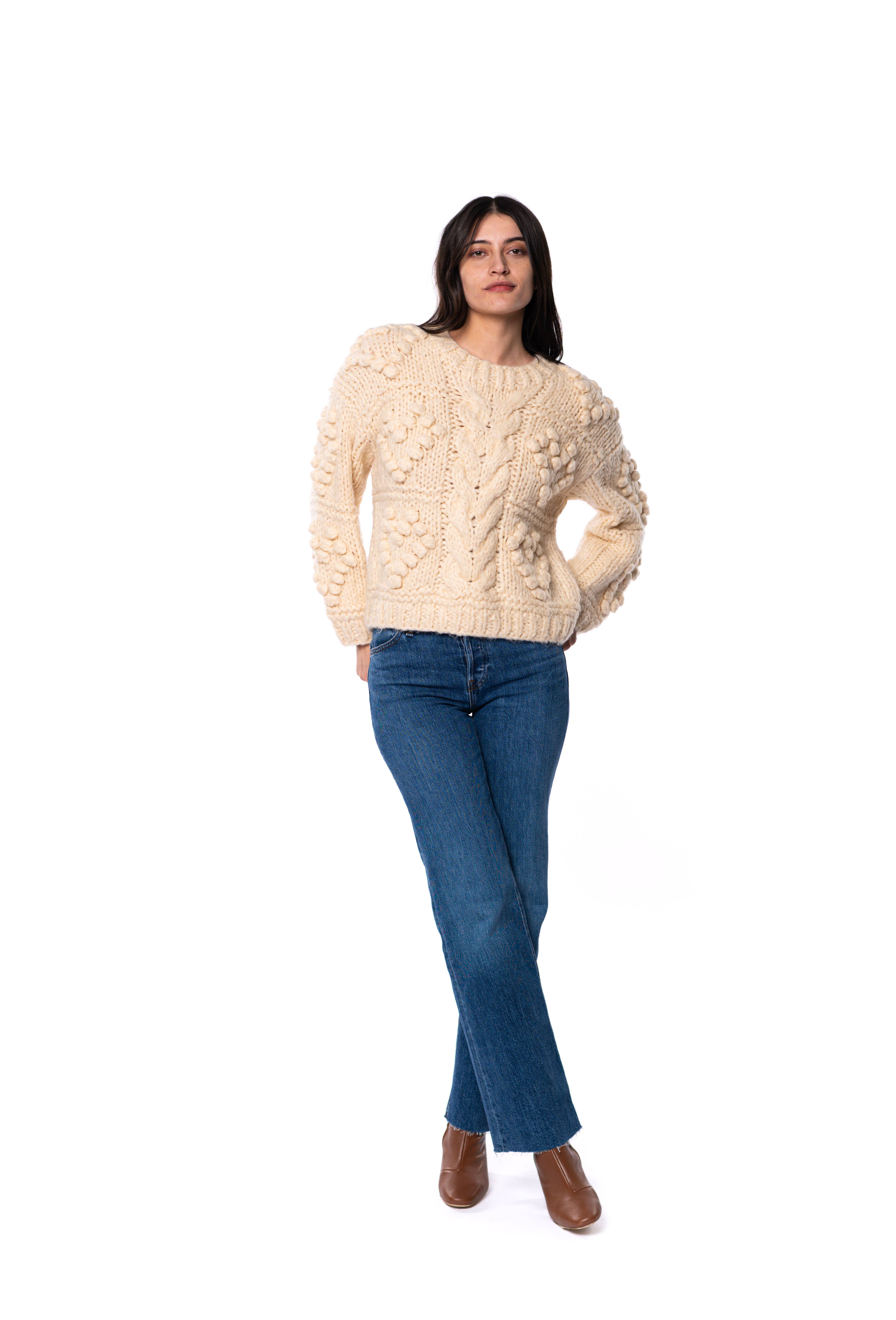 Tolani - Wholesale Knit Sweater - Women's - Pearl Elilah Chunky Sweater 2
