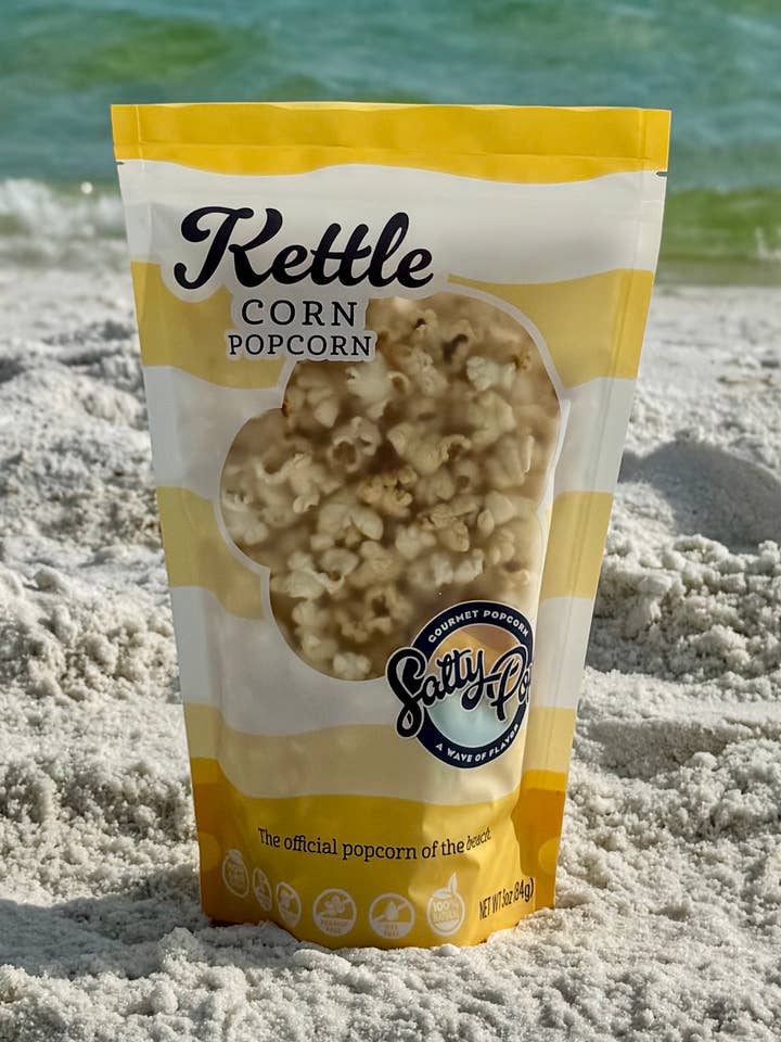 Kettle Corn Popcorn for wholesale by Salty Pop Popcorn
