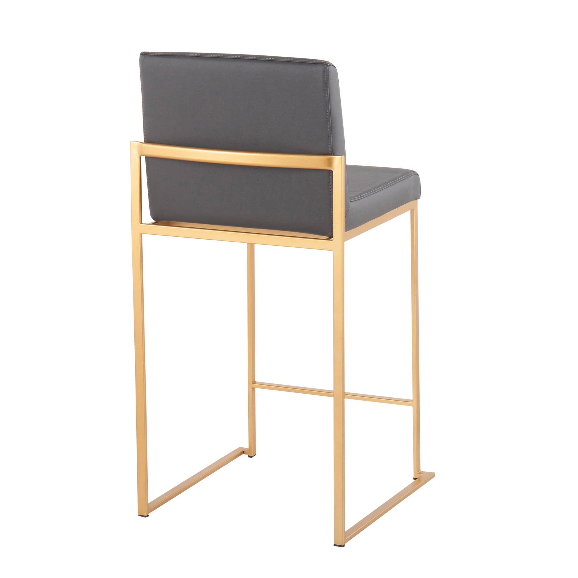 LumiSource and Grandview Gallery - Wholesale Stool - Fuji High Back 26" Fixed-height Counter Stool AU - Set of 219