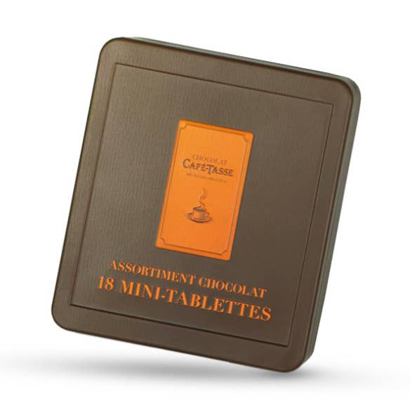 Metal chocolate box 18 mini-bars and other Purchase Wholesale trufa chocolate. Free Returns & Net 60 Terms on Faire trending on Faire.