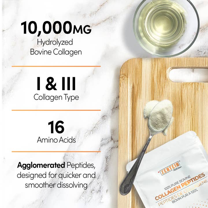 Zentein Nutrition - Wholesale Protein/Superfood Powder - 100% Pure Bovine Collagen Peptides (30 Servings)2