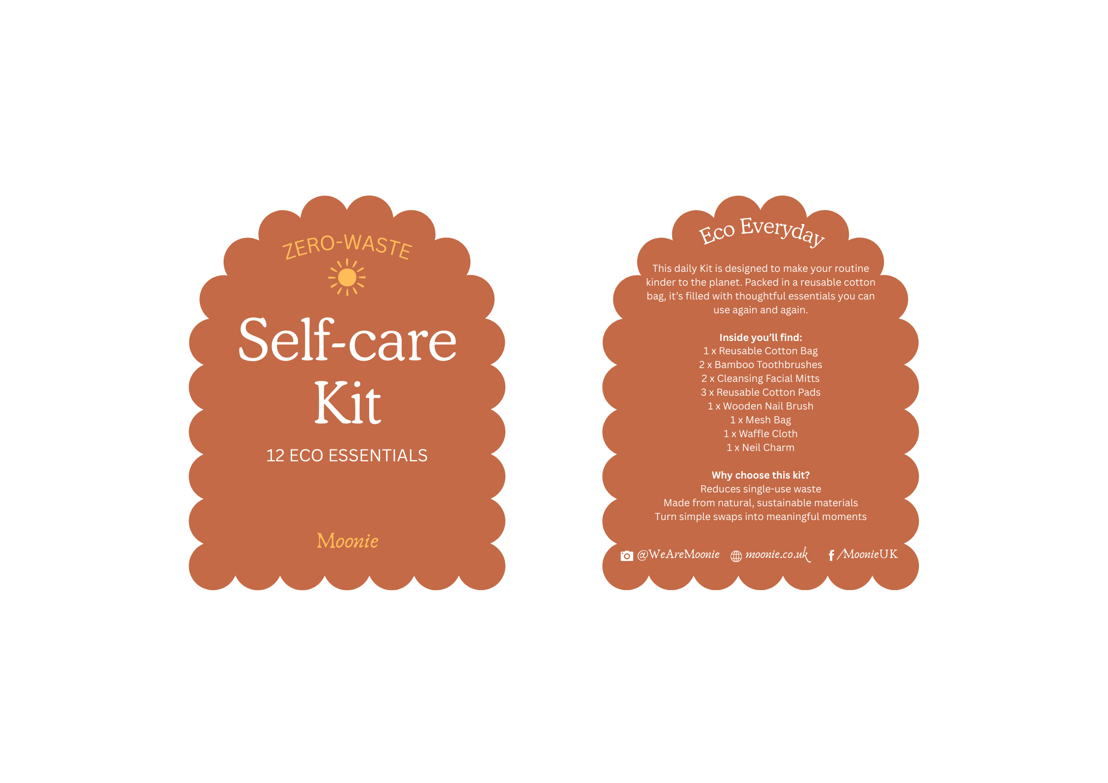 Moonie Eco Friendly Products – wholesale Gift bag set/pack – Zero-waste Self-care Gift Set - Reusable Eco Christmas Kit4