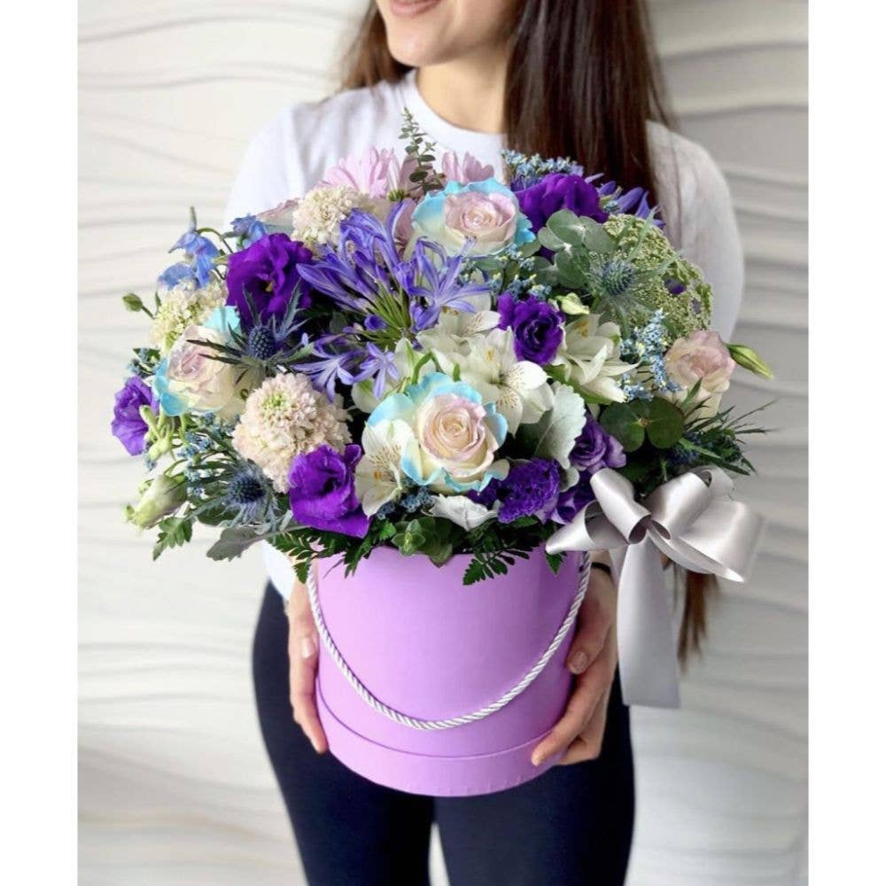 UNIKPACKAGING – wholesale Gift box – Set of 3 Round Flower Boxes with Lids – Gift Packaging8