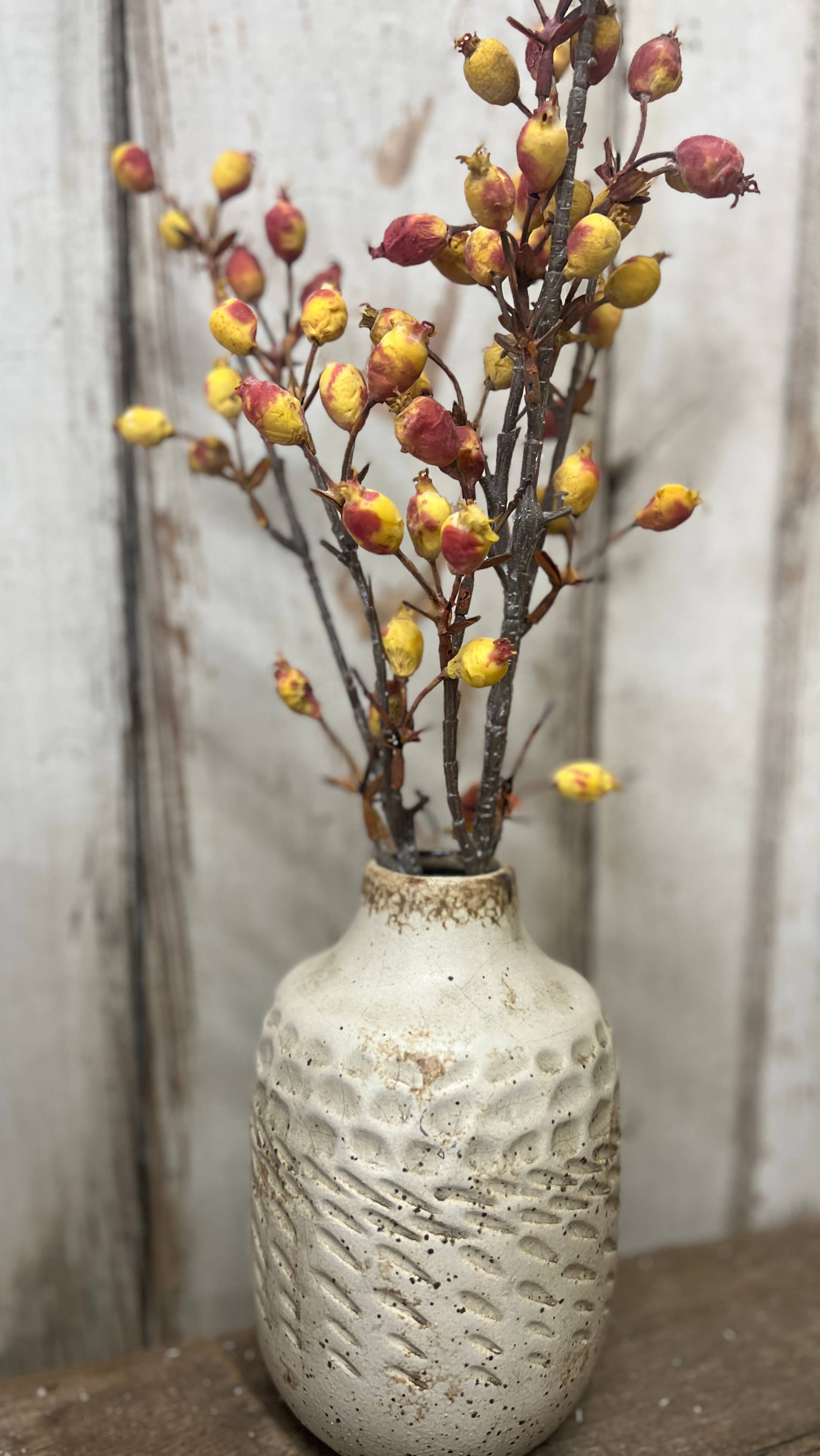 Wholesale Home Decor – Flores artificiais por atacado – Spray de Groselha0