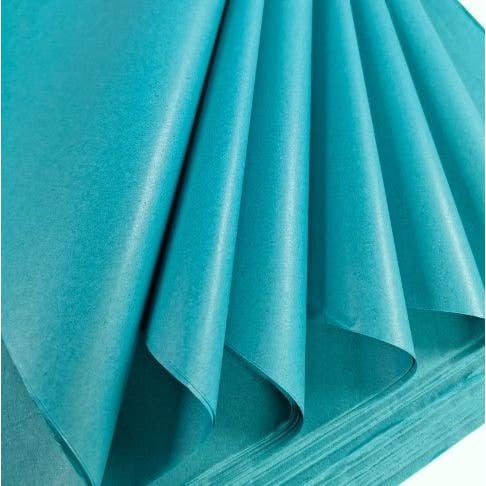 Carnival Papers - Venta al por mayor Papel de seda - Papel de Seda Turquesa - 240 Hojas | Embalaje Ecológico