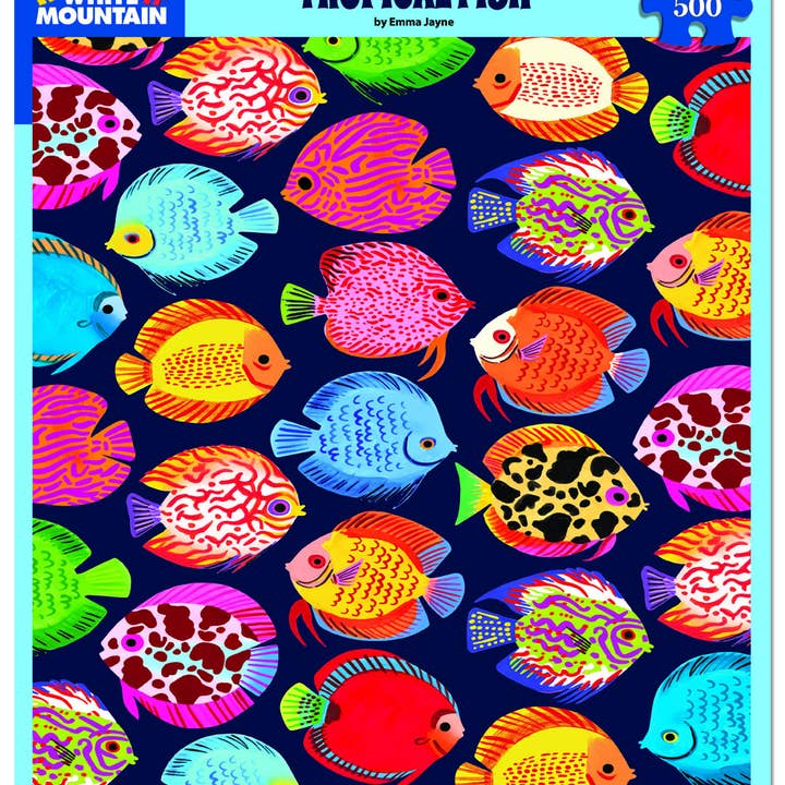 White Mountain Puzzles - Wholesale Puzzle - Adult - Tropical Fish (1982pz) - 500 Piece Jigsaw Puzzle