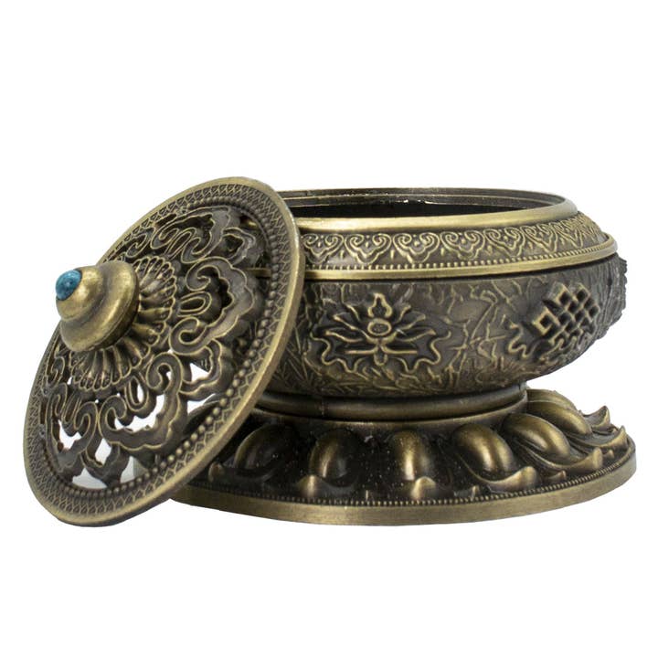 Original Source - Wholesale Incense Holder - Tibetan Brass Incense Burner