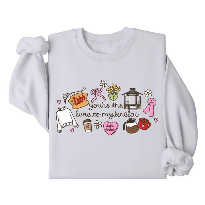 Sweatshirt "Luke de mon Lorelai" inspiré par Gilmore Girls pour la vente par Nearly June Design Co