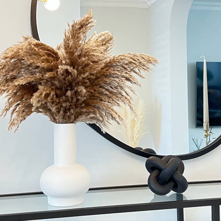 Opal Lily - Wholesale Dried/Pressed Flowers - Wild Fluffy Pampas - Brown0