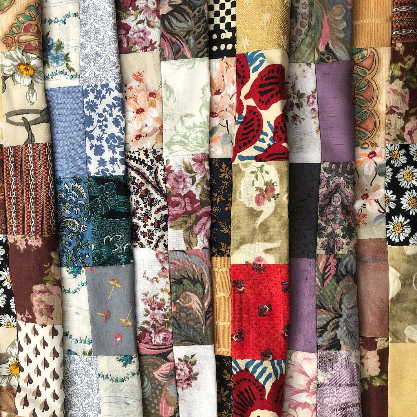 Saffron Skies - Vente Coussins de chaise - Coussins Patchwork - Tissu recyclé recyclé coloré2