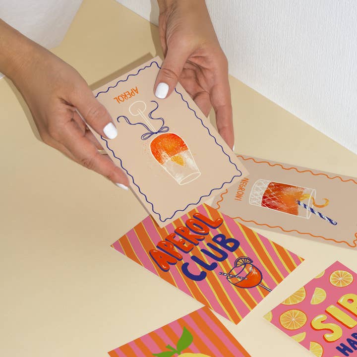 Studio Dolci - Wholesale Postcard - POSTCARD APEROL II4