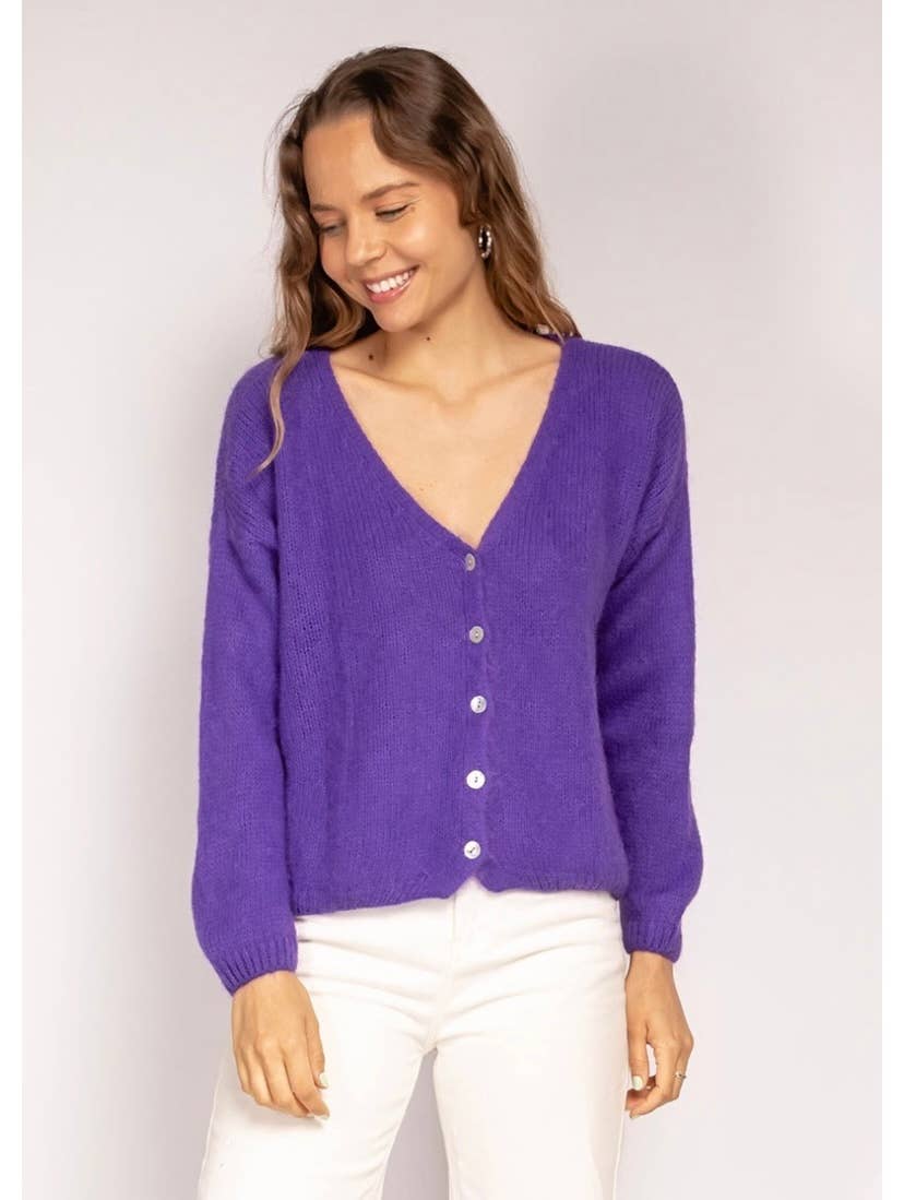 LINEN & COTTON HOUSE – Großhandel Jacke – Damen – 8561 JACKE AUS MOHAIRWOLLE, HERGESTELLT IN ITALIEN100