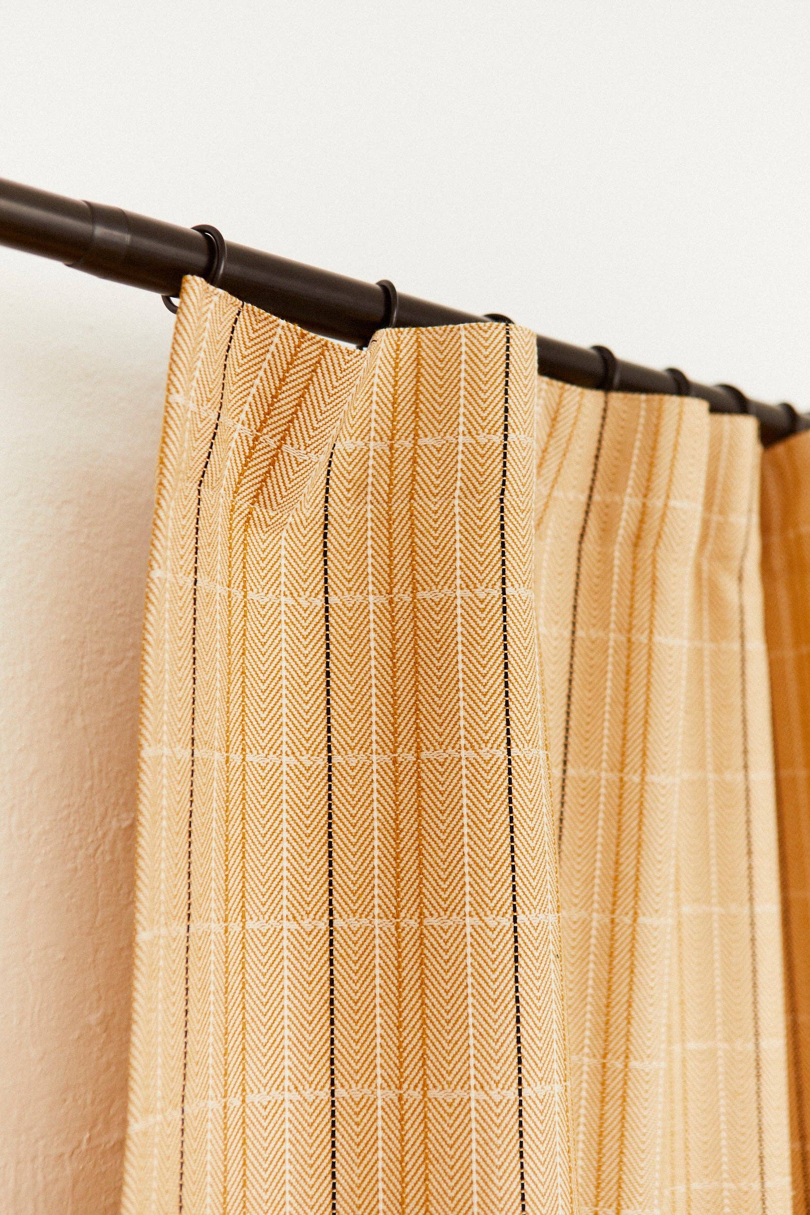 Eturel Madrid - Wholesale Curtain - Yellow herringbone curtain3