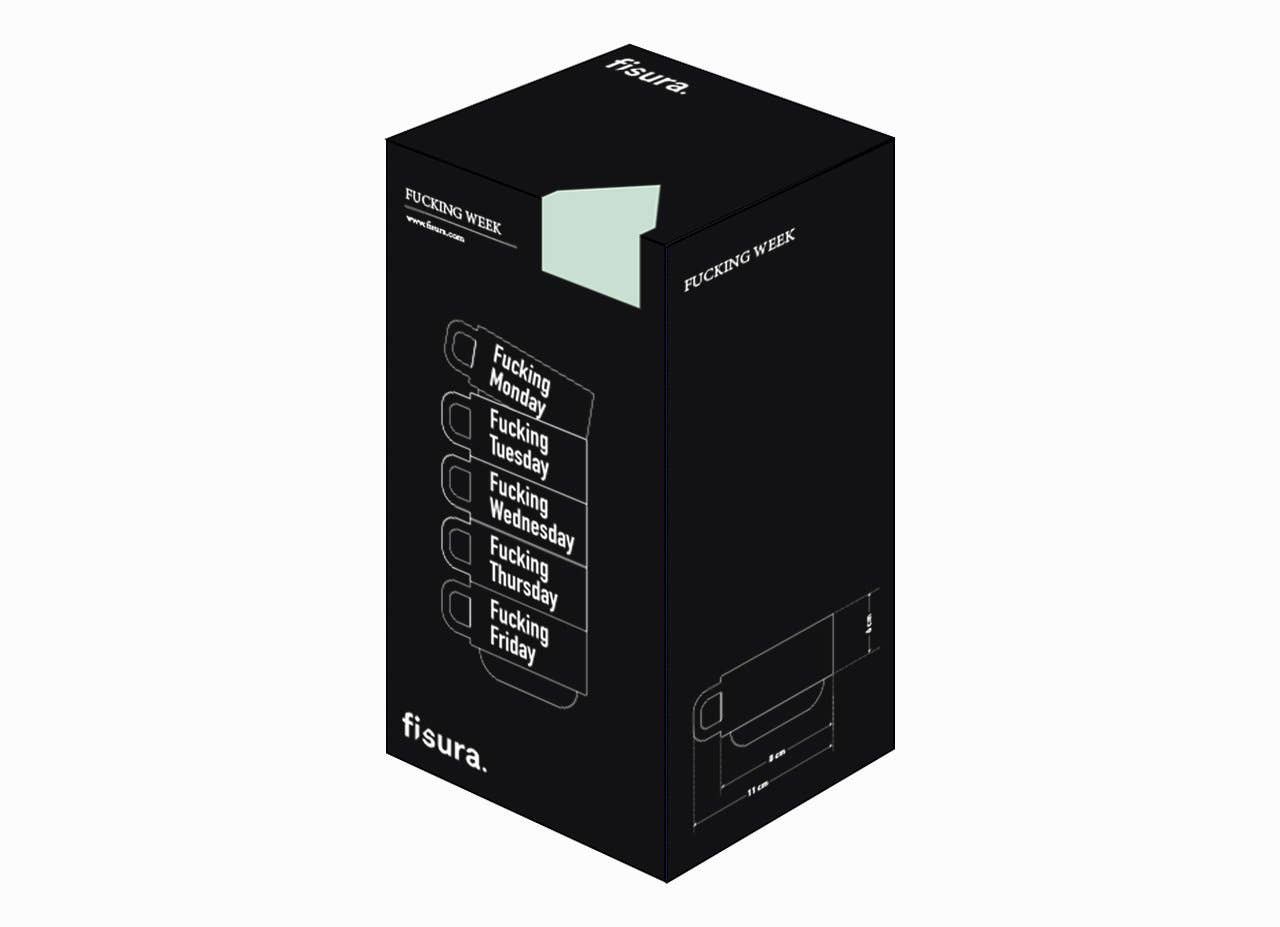 Fisura - Wholesale Coffee Mug - Mugs “Puta Semana” Esp (set Of 5)3