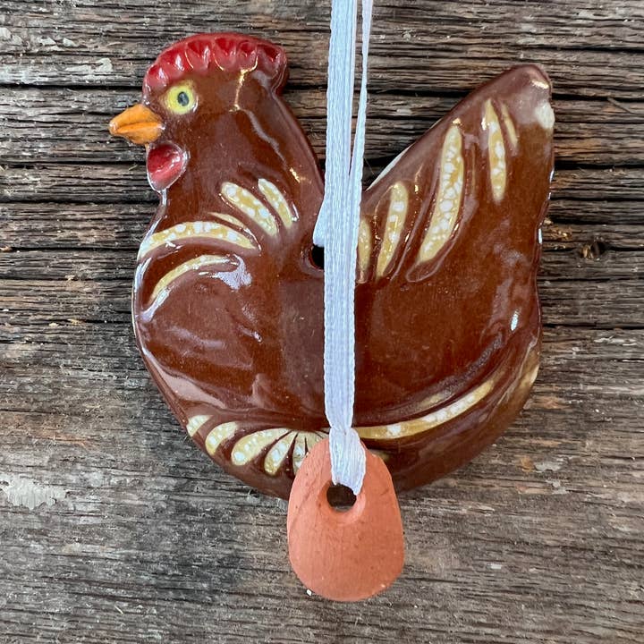 Wayne Village Pottery - Wholesale Ornament - Chicken & Egg Ornament1