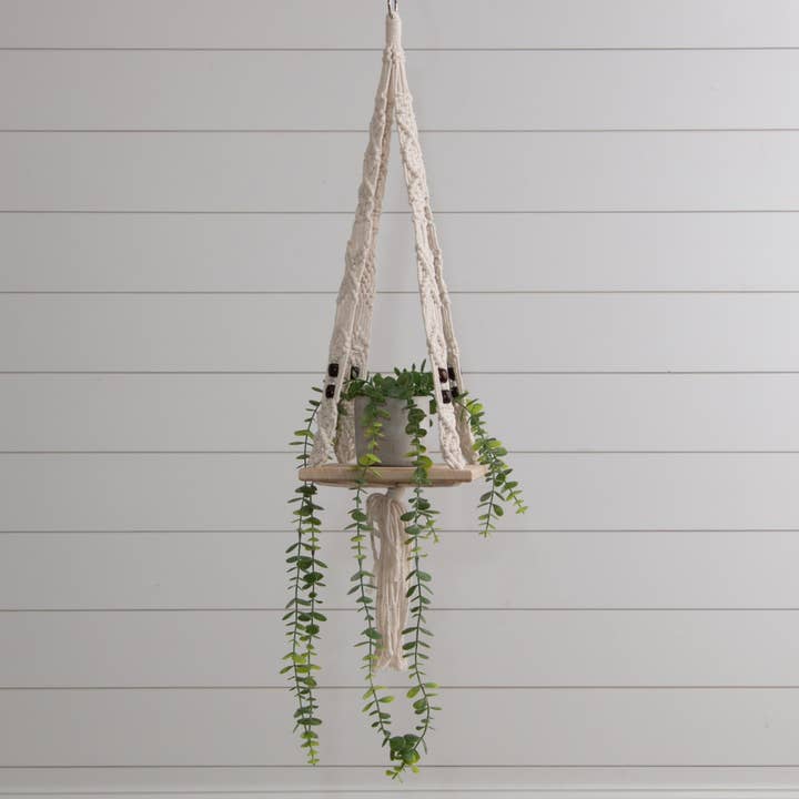 Macrame Plant Hanger (PC) for wholesale by Audrey's Home & Gift