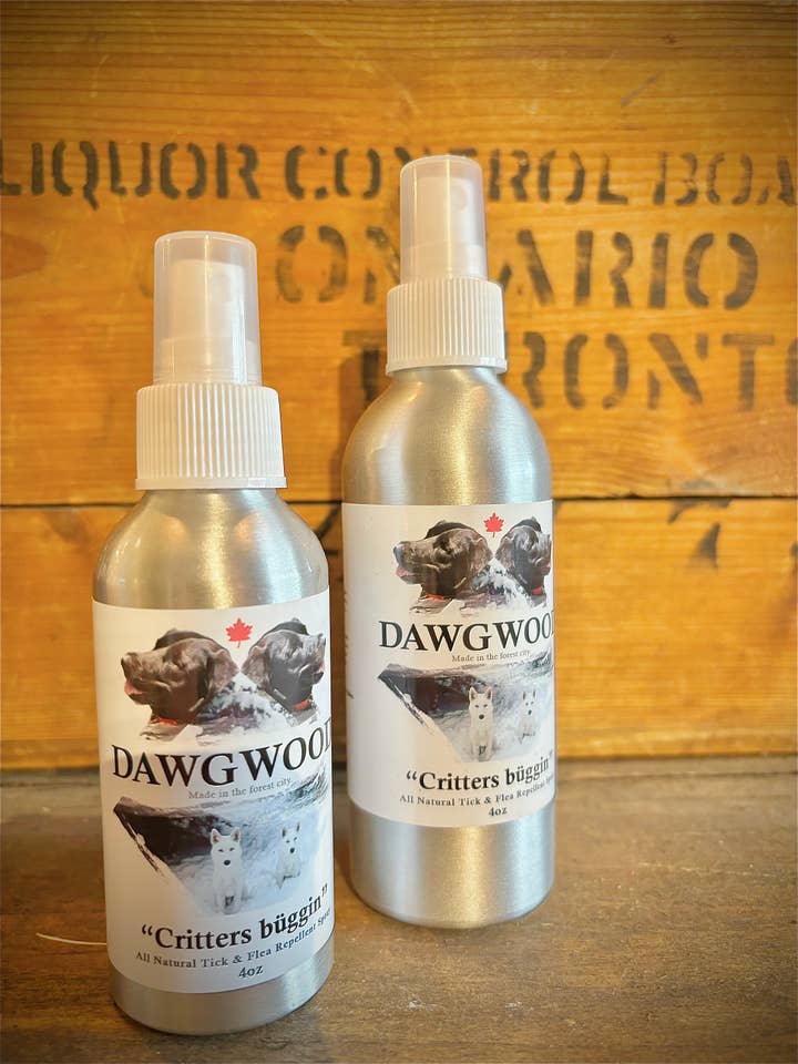 Spray anti-buggin' Dawgwood Critters pour la vente par Purdy Natural