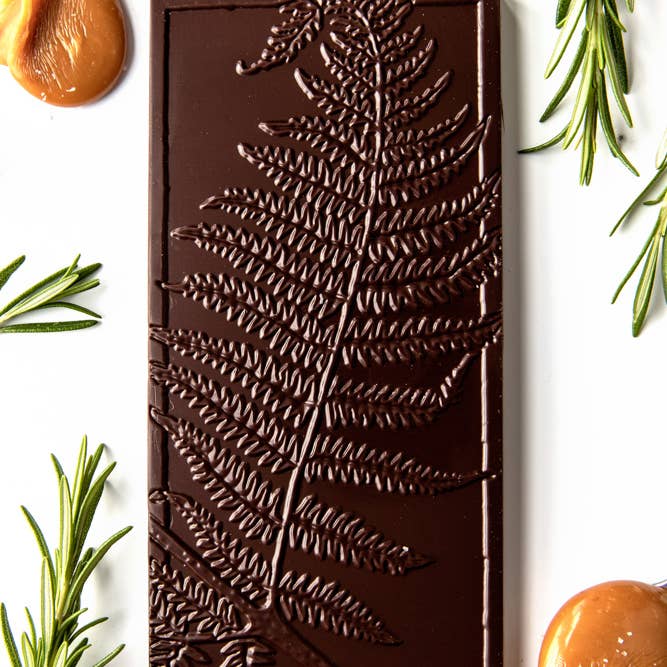 Wildwood Chocolate - Wholesale Chocolate Bar - Rosemary Caramel1