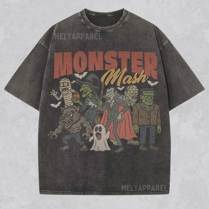 Monsters Shirt Retro Halloween Tshirt Horror Movie Vampire for wholesale by TheKingShirt