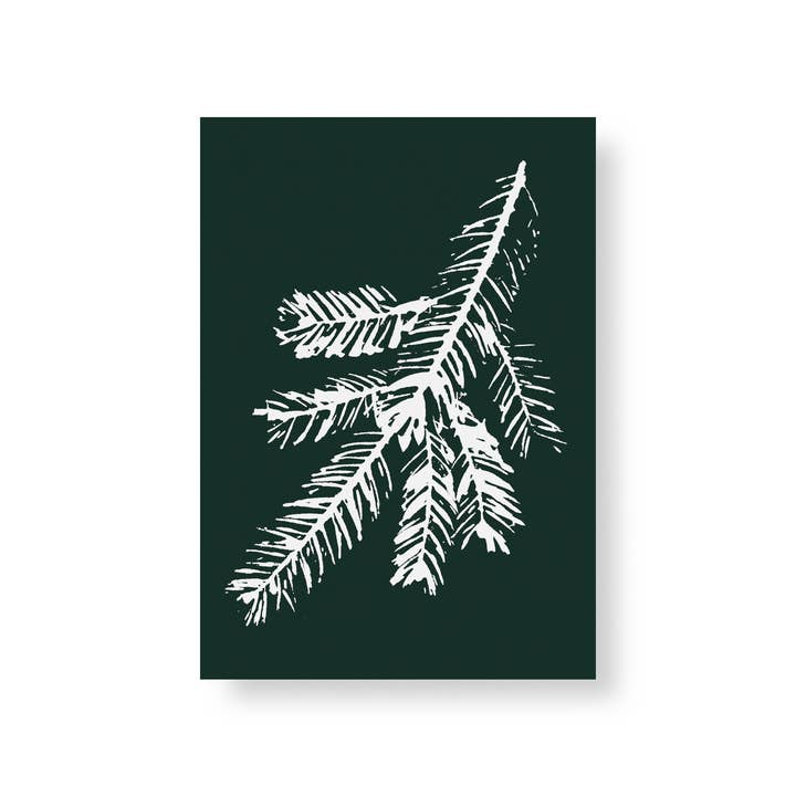 Teemu Järvi Illustrations – wholesale Konsttryck – 5,8" x 8,3-tums gran gren konsttryck