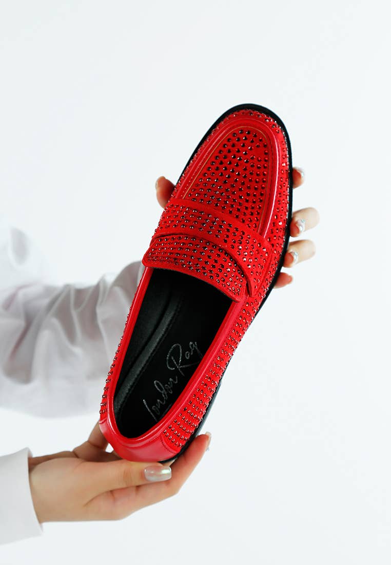 Rag Company – wholesale Loafers – Women's – Hobbs Rhinestones Embellished Loafers14