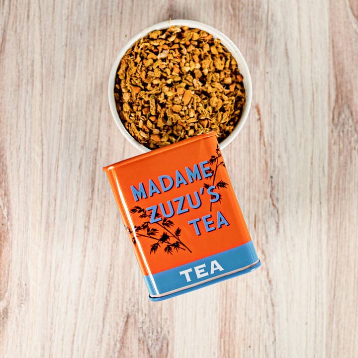 Soothing Sunshine Ginger Turmeric (4oz tin) for wholesale by Madame ZuZus