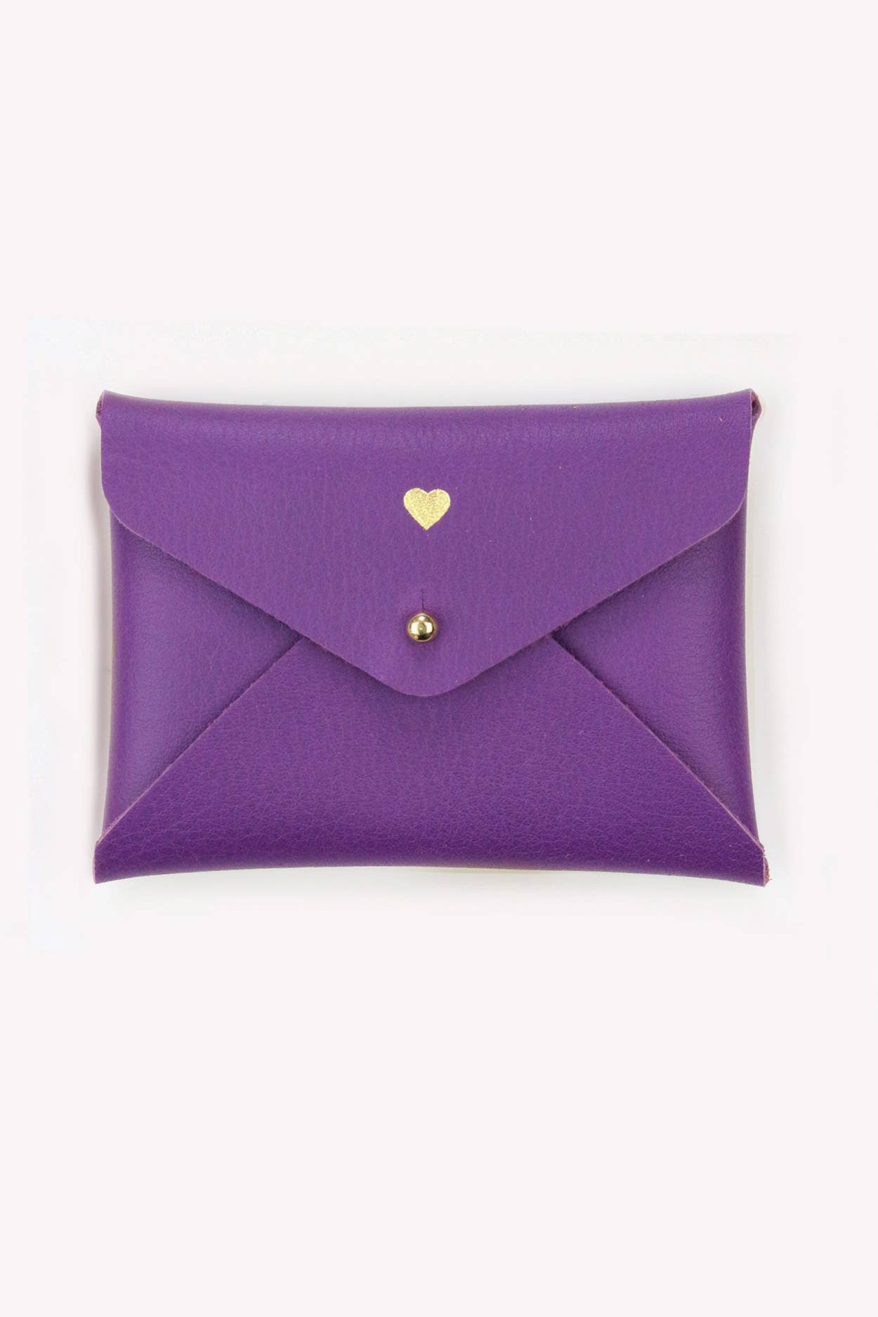 BARNABÉ AIME LE CAFÉ - Wholesale Card Holder - Women's - Leather envelope pouch / Card holder: Bichette, Love...14