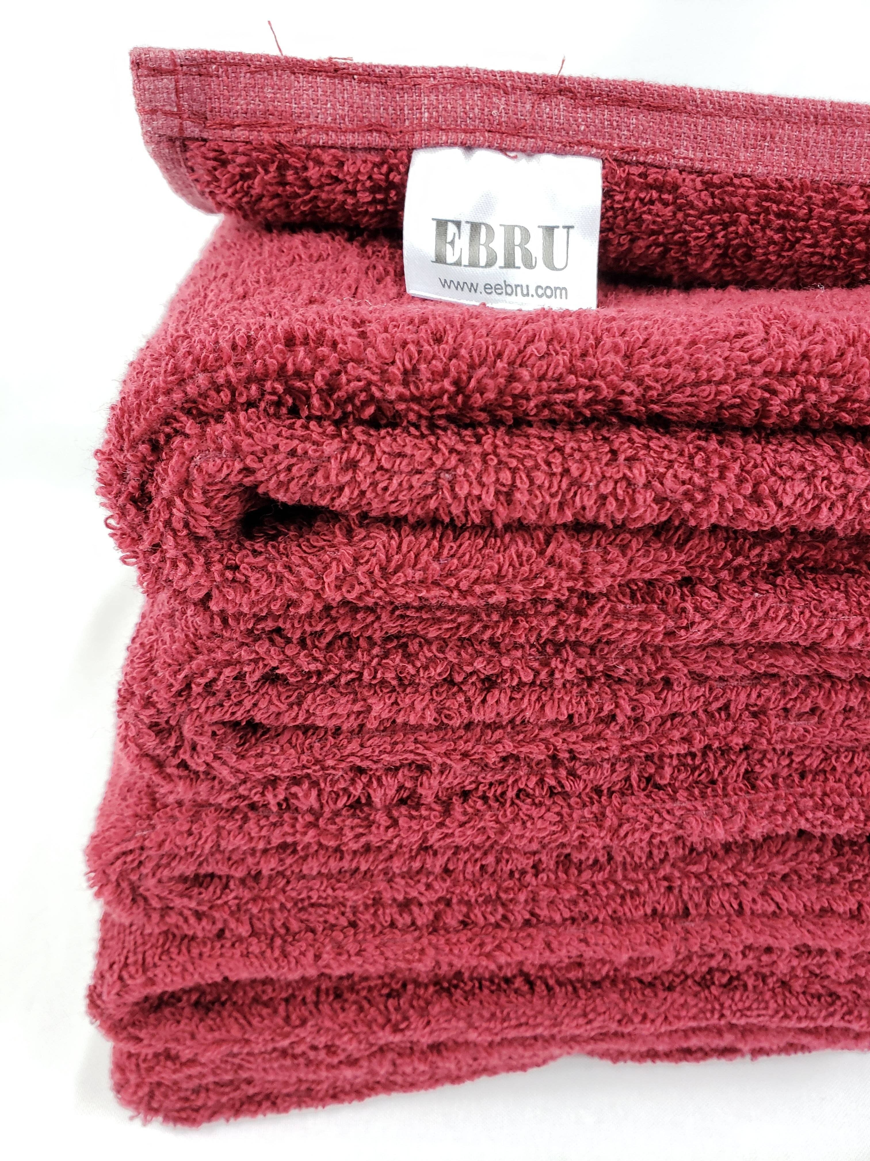 EBRU Home – wholesale Handduk – Bordeauxfärgad salongshandduk 50x90 cm9