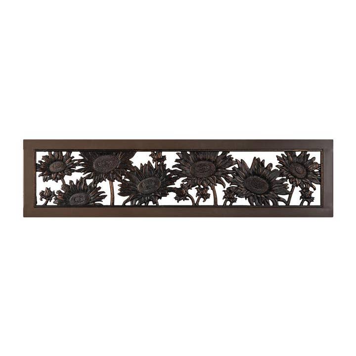 Painted Sky Designs - Wholesale Bench - Sunflower Bench (2-tone steel)