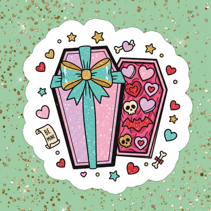 Stickers+ X Ashley Bexar - Wholesale Sticker - Goth Anti Valentine's Day Waterproof Vinyl Sticker