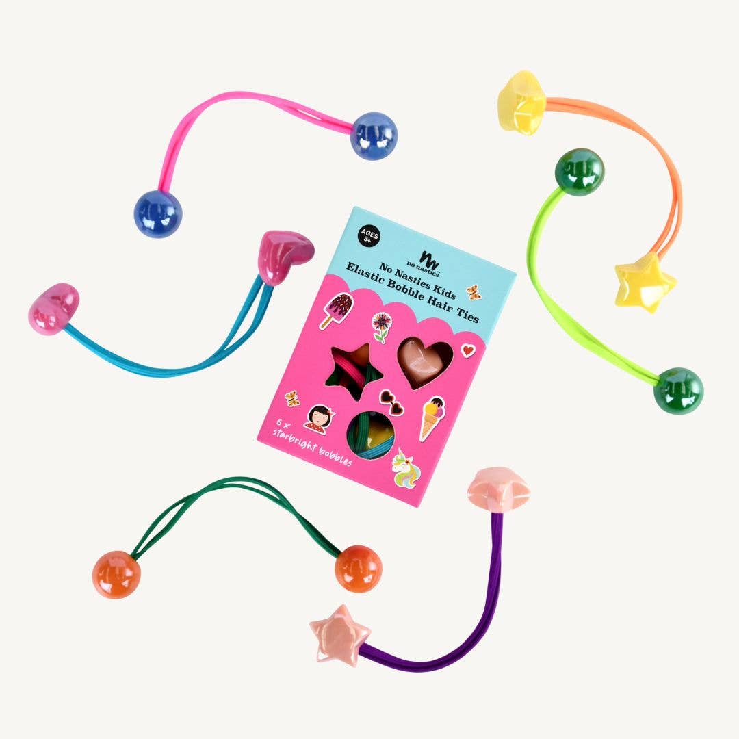 no nasties kids - Wholesale Hair tie – Kids - Starbright Bobbles Elastics Set8