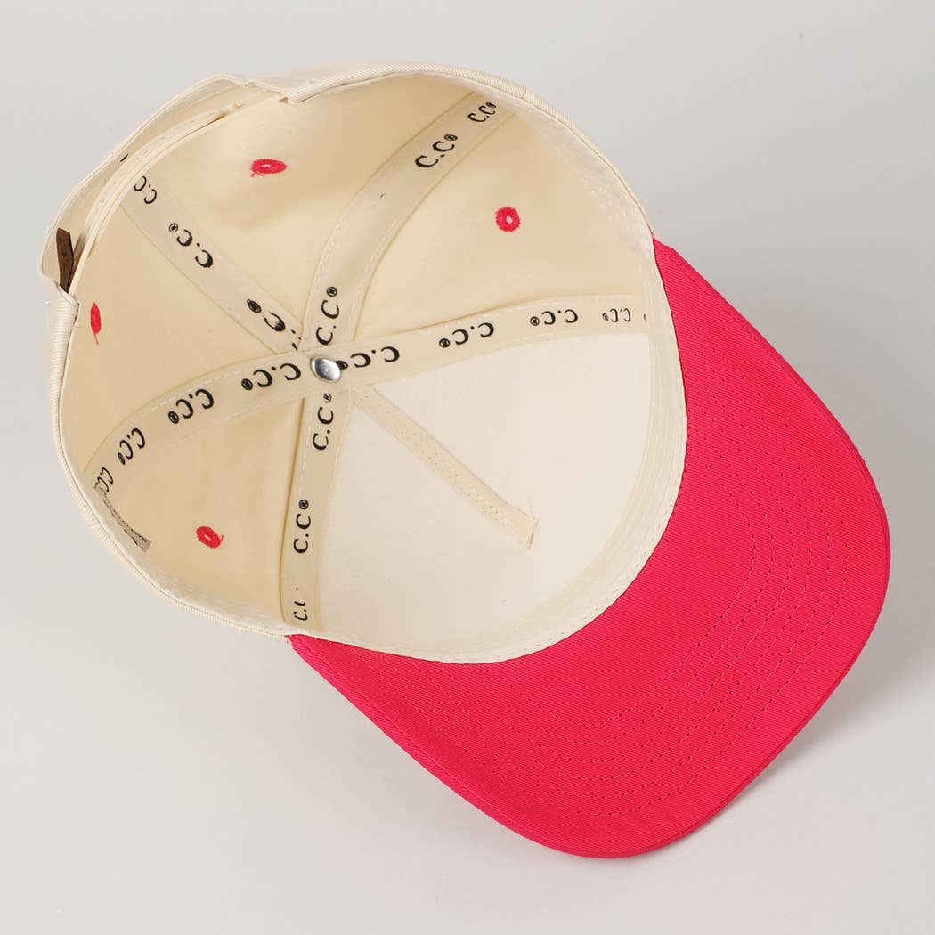 Fashion City – Engroshandel Baseballkasket - Til børn – Børns ensfarvede tofarvede baseballkasket i lærredsbomuld24