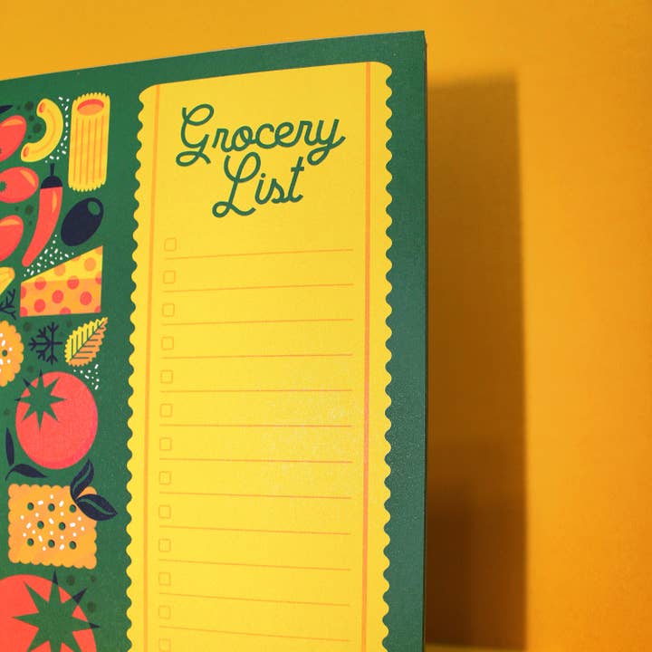 New Heights Studio - Wholesale Notepad - Italian Pasta Grocery List Notepad (5x7)2