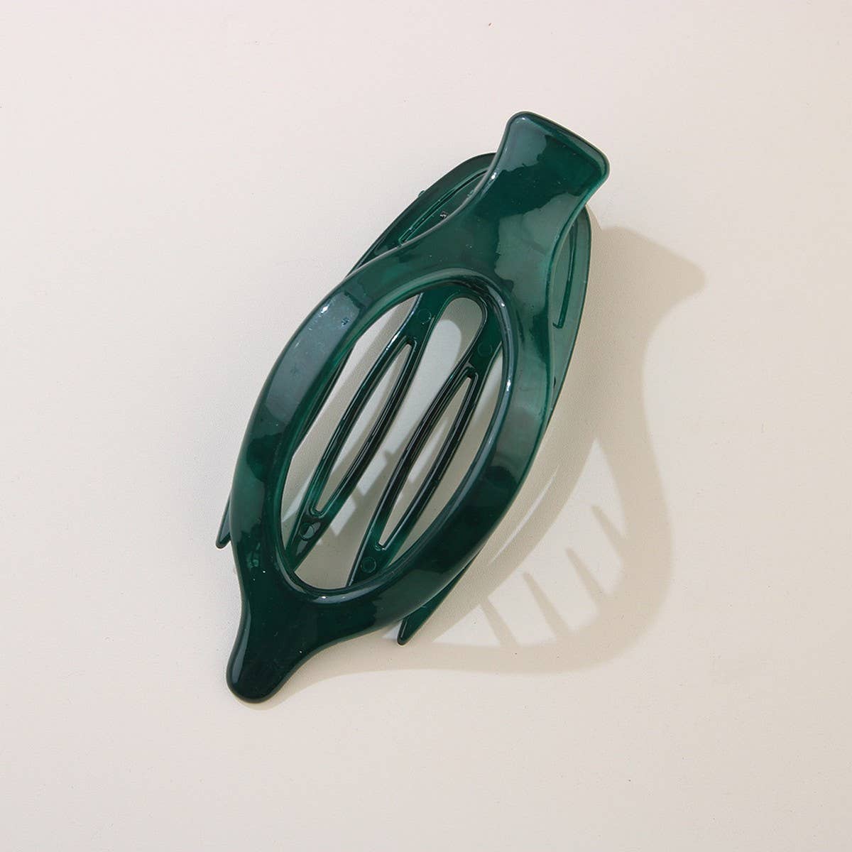 ACCITY - Wholesale Hair Clip - Women's - Glossy Matte Oval Hair Clip-Large Duckbill Style_CWAHA0747919