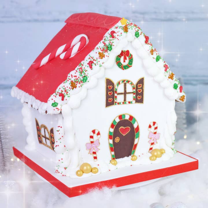 Sweet-Stamp - Wholesale Decoratieset voor cake - Outboss - Grote Peperkoekhuis Sjabloon & Stempel1