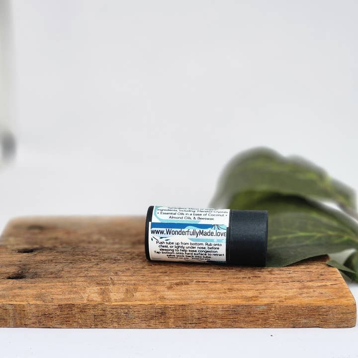 Wonderfully Made .love - Wholesale Healing Salve/Balm/Cream - Breathe Easy Vapor Rub Stick | Essential Oil Salve Clear Congestion Chest Neck Cold Cough Natural Organic Relief Menthol Camphor Soothing2