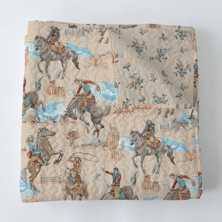 Birdie Pastel Baby Blanket for wholesale by Ida Mae Home