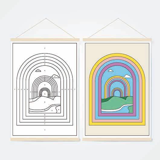 Gift Republic – wholesale DIY craft kit – The Mindful Painter - Mindfulness